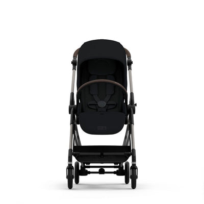 Bambinista-CYBEX-Travel-CYBEX Melio Pushchair - Moon Black (2023 New Generation)