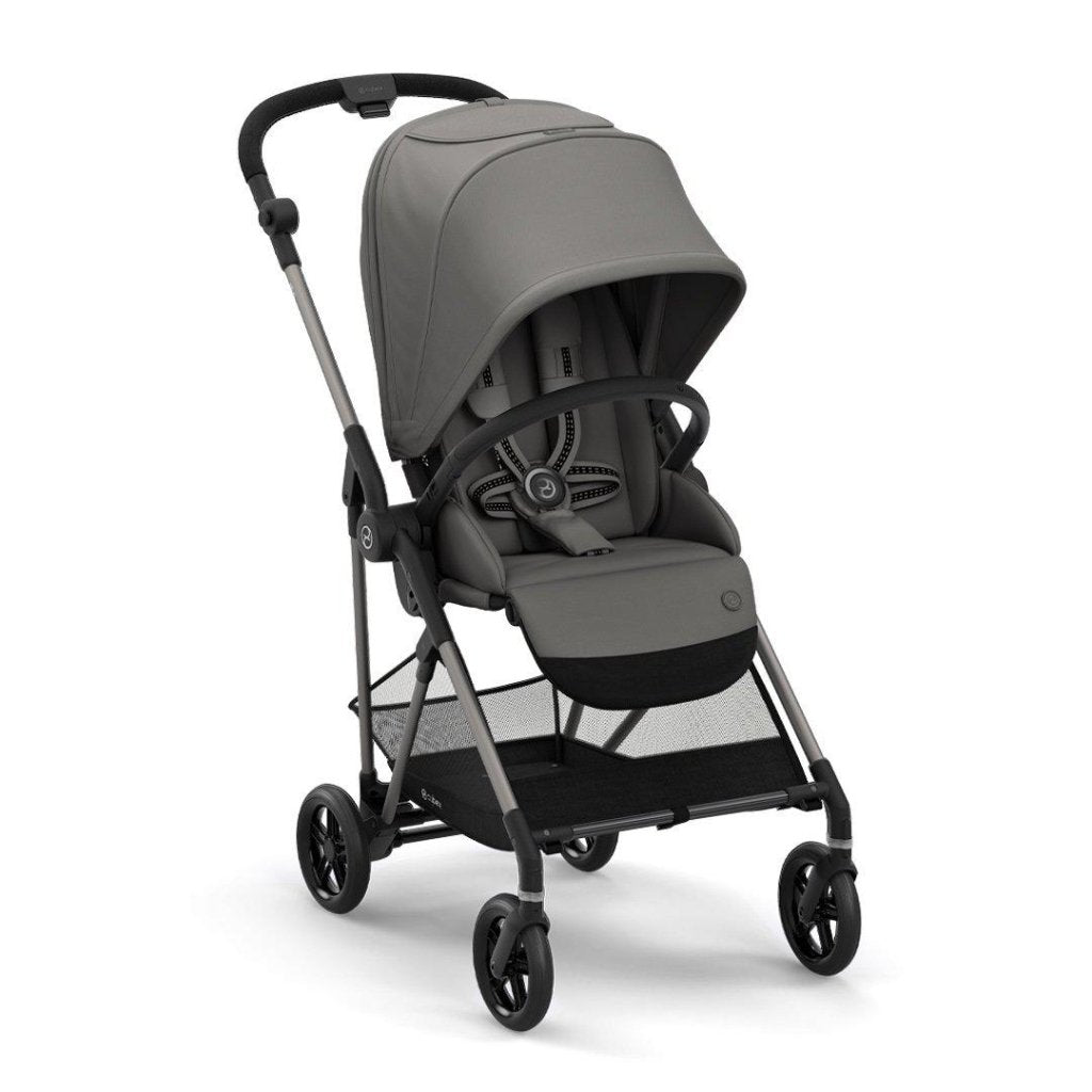 Bambinista-CYBEX-Travel-CYBEX Melio Taupe Stroller - Soho Grey