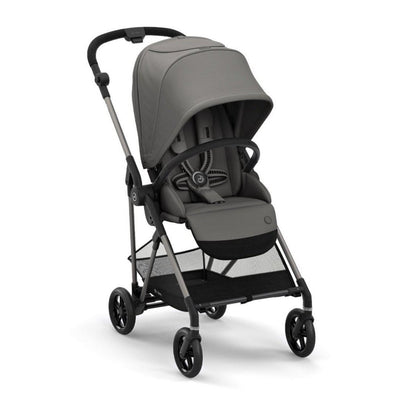 Bambinista-CYBEX-Travel-CYBEX Melio Taupe Stroller - Soho Grey