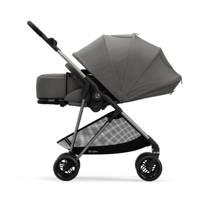 Bambinista-CYBEX-Travel-CYBEX Melio Taupe Stroller - Soho Grey