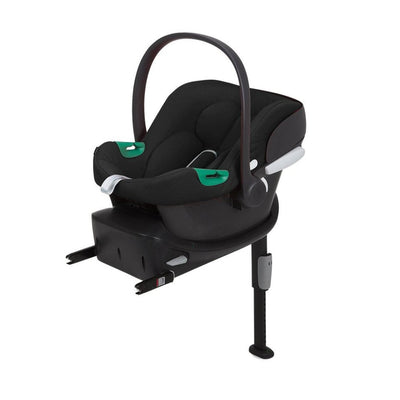 Bambinista-CYBEX-Travel-Cybex Melio Travel System Comfort Bundle with ATON B2 I-SIZE and Gold Footmuff - Moon Black