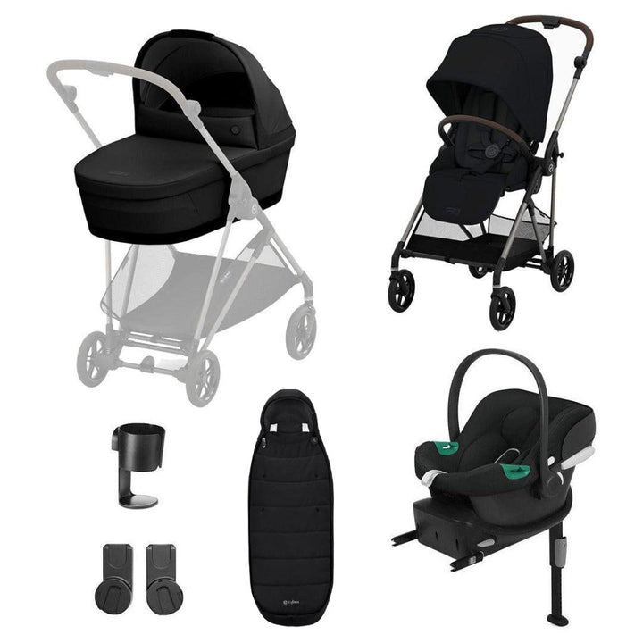 Cybex Melio Travel System Comfort Bundle with ATON B2 I-SIZE and 