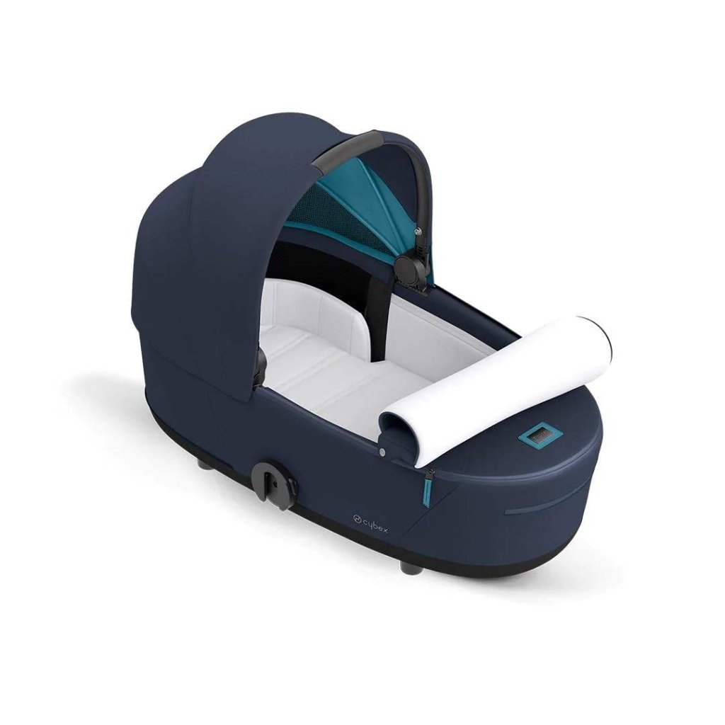 Bambinista-CYBEX-Travel-CYBEX Mios Conscious Collection Lux Carrycot - Dark Navy (New Generation 2023)