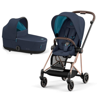 Bambinista-CYBEX-Travel-CYBEX Mios Conscious Collection Pushchair - Dark Navy (New Generation 2023)