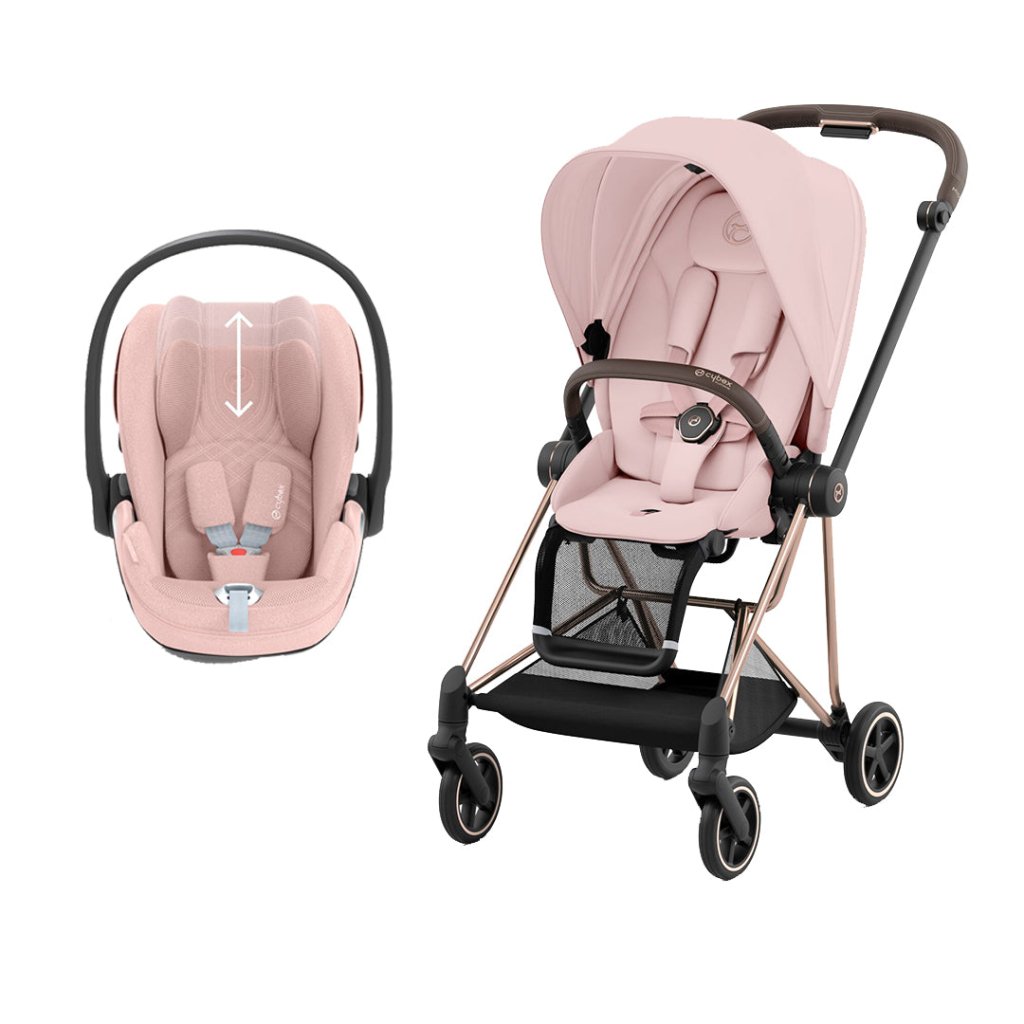 cybex　mios ピンク ベビーカー メッシュシート cybex mios ピンク ベビーカー メッシュシート