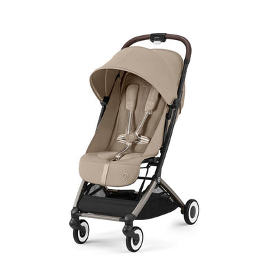 Bambinista-CYBEX-Travel-CYBEX ORFEO Pushchair in Taupe Frame - Almond Beige