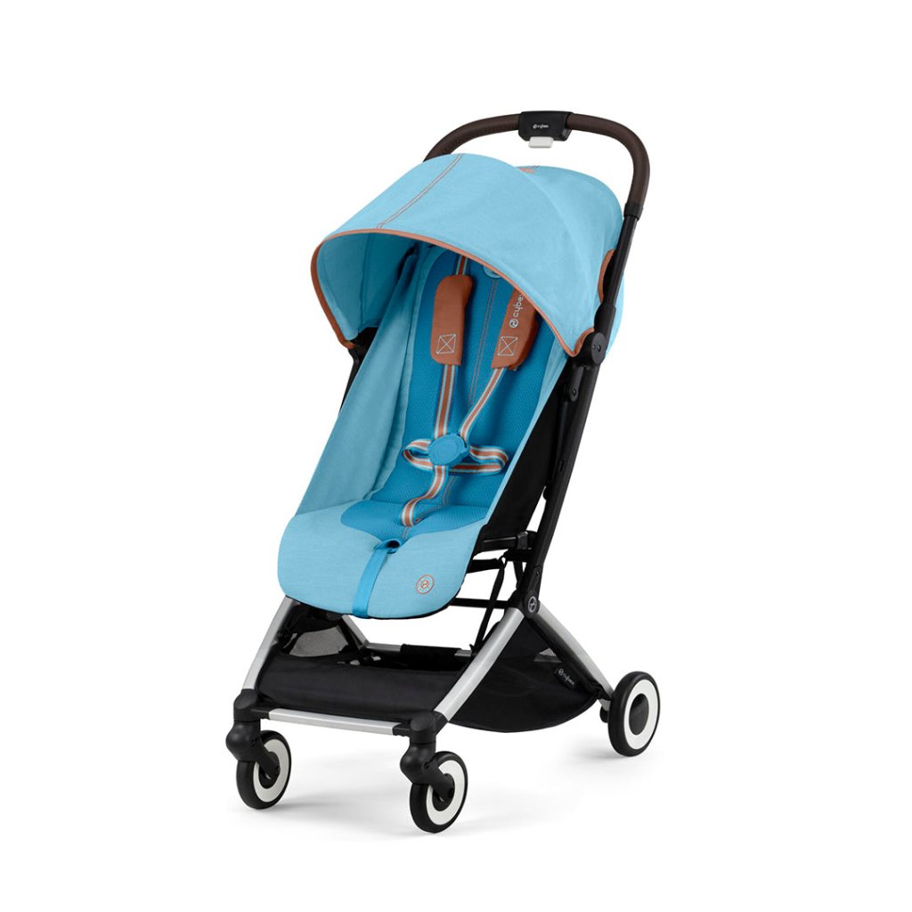 Bambinista-CYBEX-Travel-CYBEX ORFEO Silver Stroller - Beach Blue (2023 New Generation)