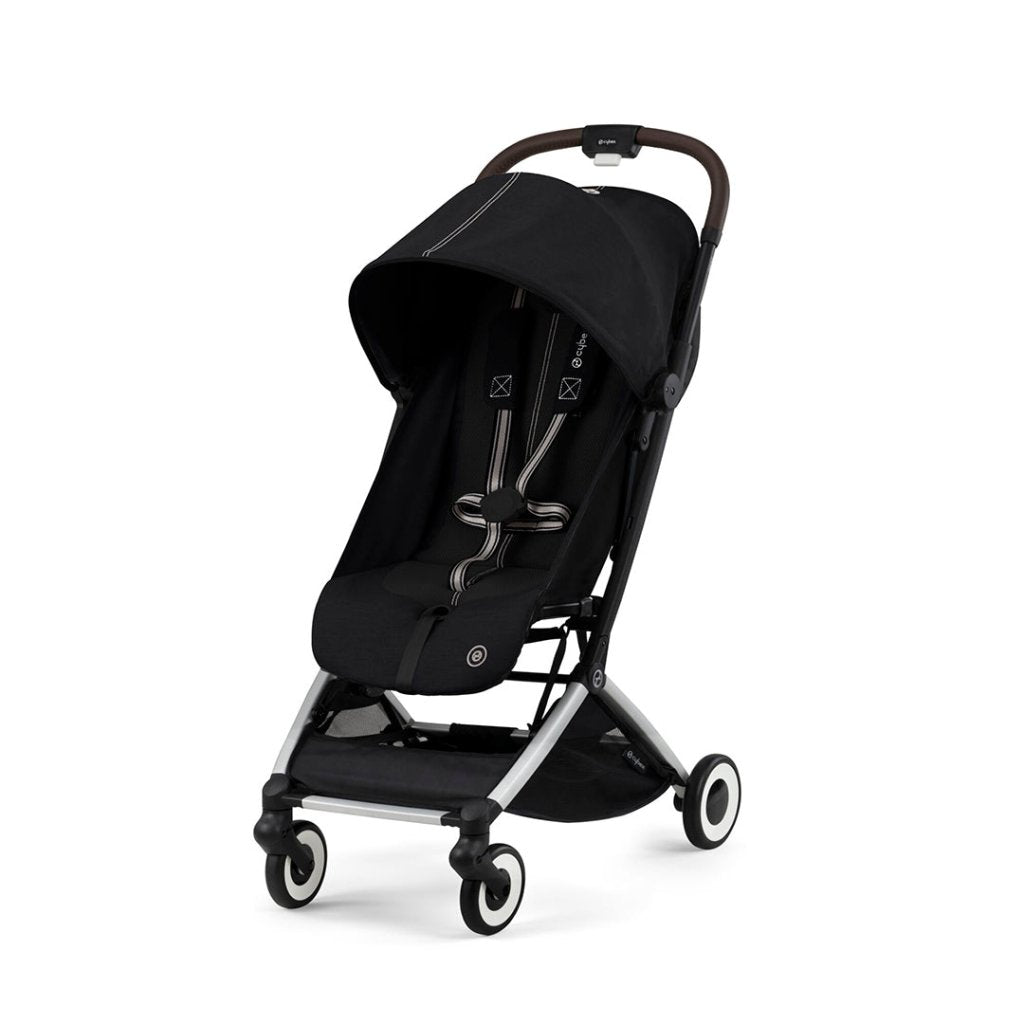 Bambinista-CYBEX-Travel-CYBEX ORFEO Silver Stroller - Moon Black (2023 New Generation)