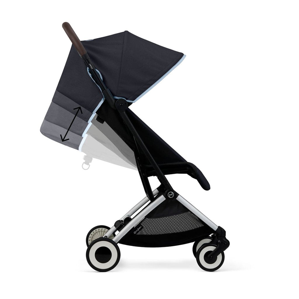 Bambinista-CYBEX-Travel-CYBEX ORFEO Silver Stroller - Ocean Blue (2023 New Generation)