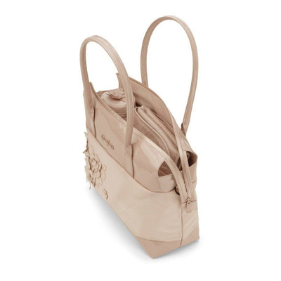 Bambinista-CYBEX-Travel-CYBEX Platinum Changing Bag - Simply Flowers - Nude Beige