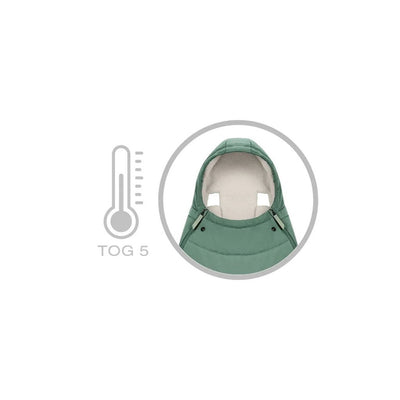 Bambinista-CYBEX-Travel-CYBEX Platinum Footmuff - Leaf Green (2023 New Genration)