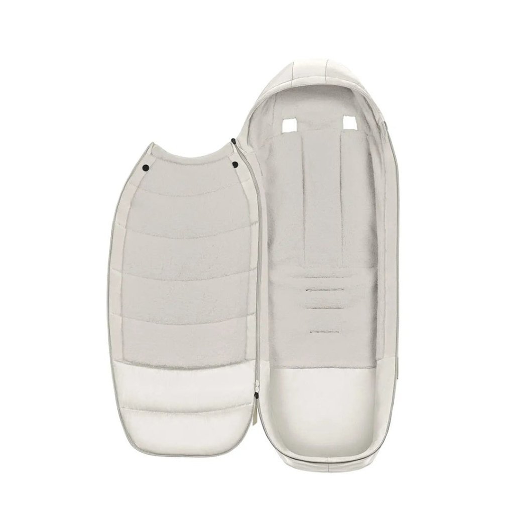 Bambinista-CYBEX-Travel-CYBEX Platinum Footmuff - Off White (2023 New Genration)