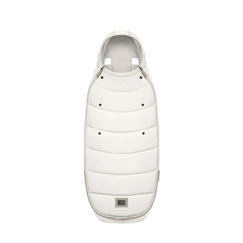 Bambinista-CYBEX-Travel-CYBEX Platinum Footmuff - Off White (2023 New Genration)