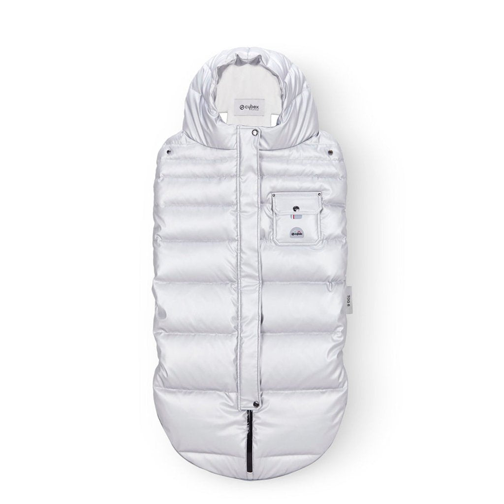 Bambinista-CYBEX-Travel-CYBEX Platinum Winter Footmuff - Arctic Silver