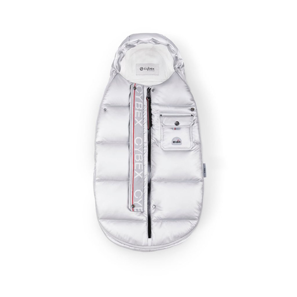 Bambinista-CYBEX-Travel-CYBEX Platinum Winter Footmuff Mini - Arctic Silver