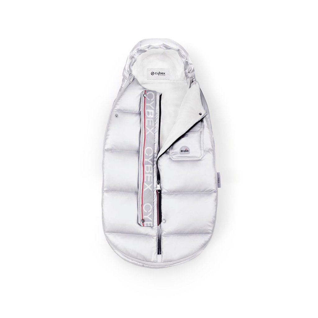 Bambinista-CYBEX-Travel-CYBEX Platinum Winter Footmuff Mini - Arctic Silver