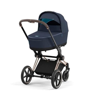 Bambinista-CYBEX-Travel-CYBEX Priam Conscious Collection Lux Carrycot - Dark Navy (New Generation 2023)