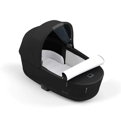 Bambinista-CYBEX-Travel-CYBEX Priam Conscious Collection Lux Carrycot - Onyx Black (New Generation 2023)