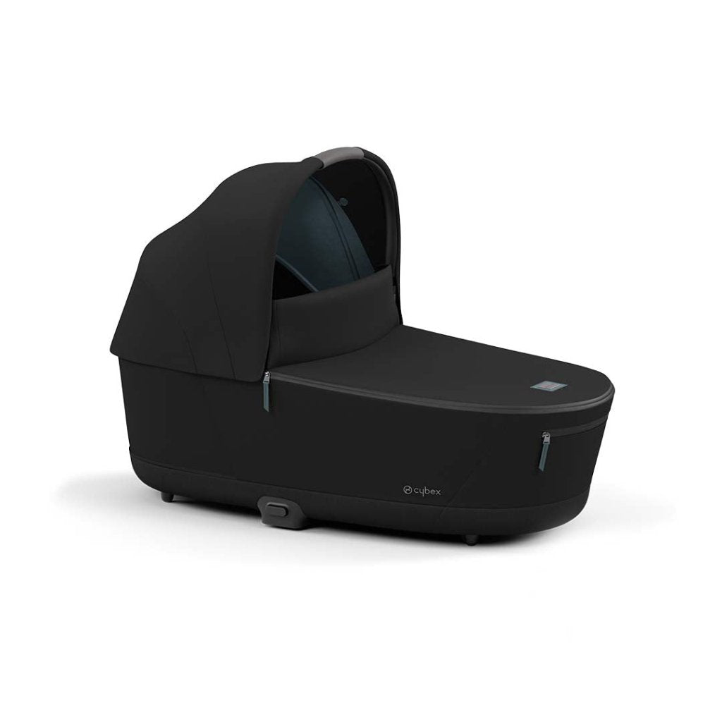 Bambinista-CYBEX-Travel-CYBEX Priam Conscious Collection Lux Carrycot - Onyx Black (New Generation 2023)