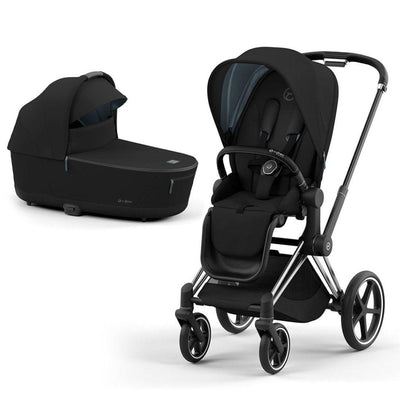Bambinista-CYBEX-Travel-CYBEX Priam Conscious Collection Pushchair - Onyx Black (New Generation 2023)