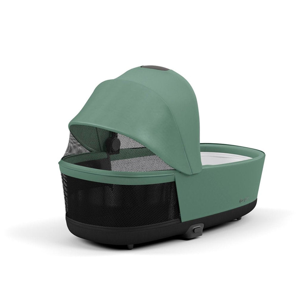 Bambinista-CYBEX-Travel-CYBEX PRIAM Lux Carrycot - Leaf Green (2023 New Genration)