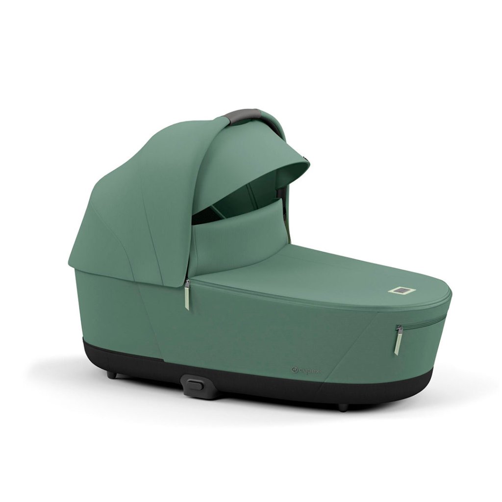 Bambinista-CYBEX-Travel-CYBEX PRIAM Lux Carrycot - Leaf Green (2023 New Genration)