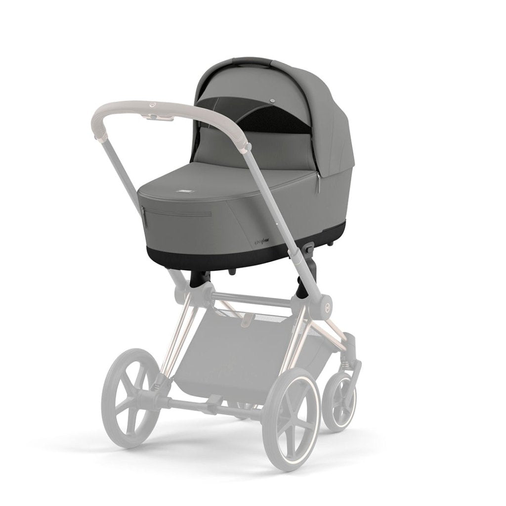 Bambinista-CYBEX-Travel-CYBEX PRIAM Lux Carrycot - Mirage Grey (2023 New Genration)