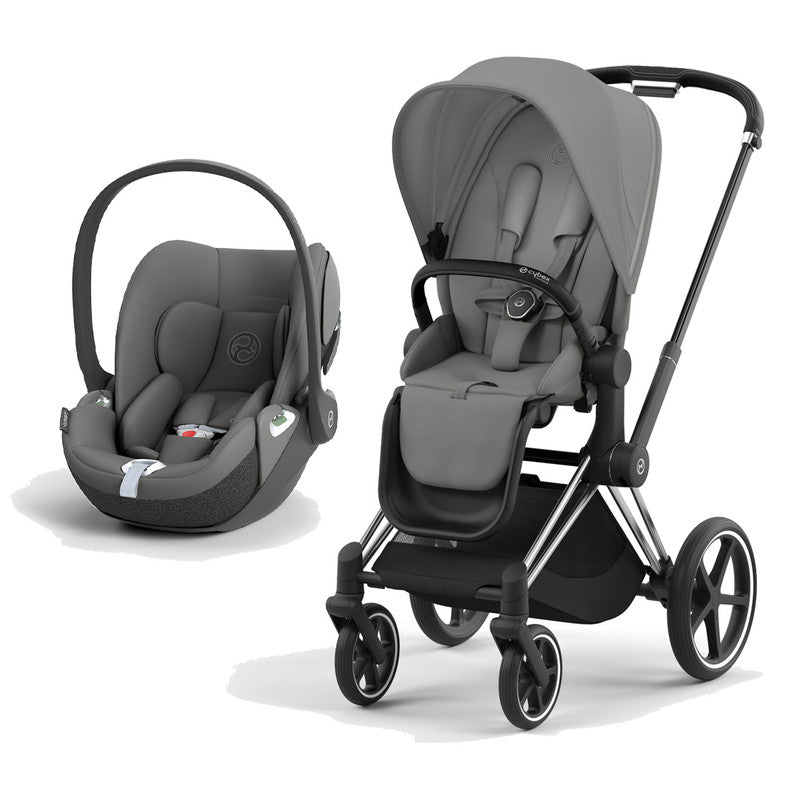 Bambinista-CYBEX-Travel-CYBEX PRIAM Travel System - Mirage Grey (2023 New Generation)