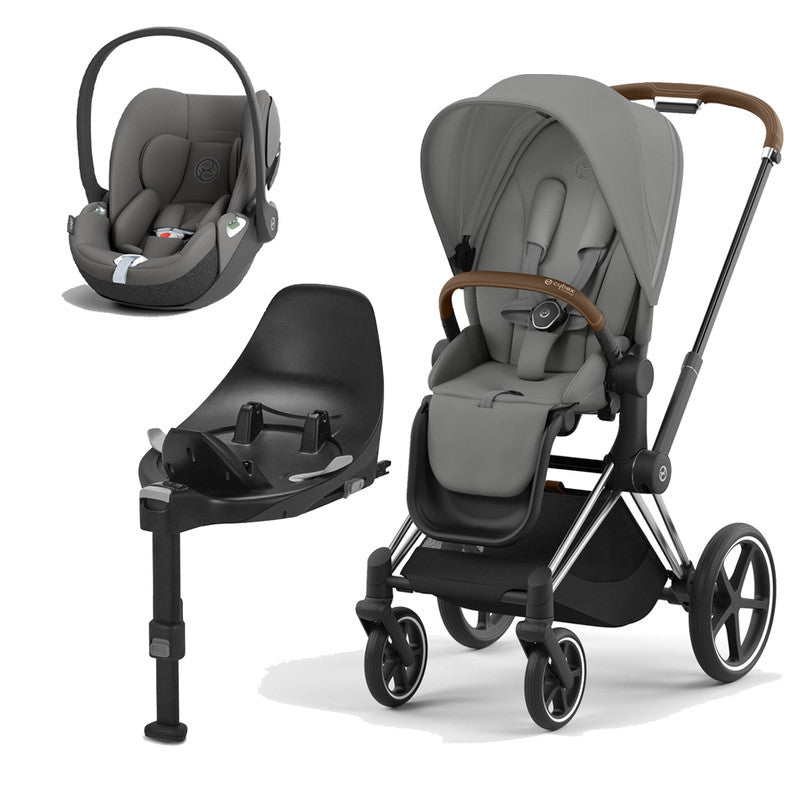 Bambinista-CYBEX-Travel-CYBEX PRIAM Travel System - Mirage Grey (2023 New Generation)