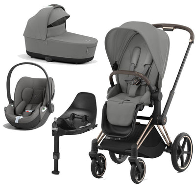 Bambinista-CYBEX-Travel-CYBEX PRIAM Travel System - Mirage Grey (2023 New Generation)