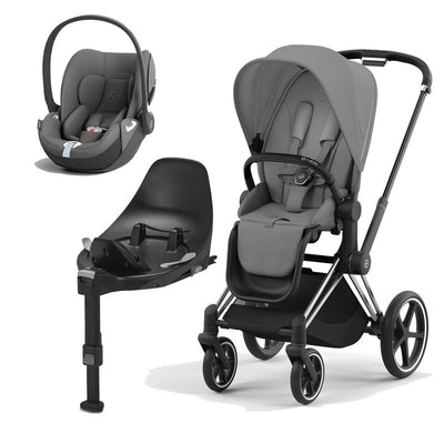 Bambinista-CYBEX-Travel-CYBEX PRIAM Travel System - Mirage Grey (2023 New Generation)