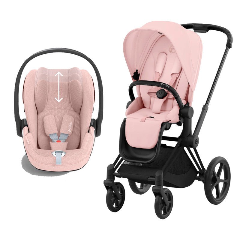 Bambinista-CYBEX-Travel-CYBEX PRIAM Travel System - Peach Pink (2023 New Generation)