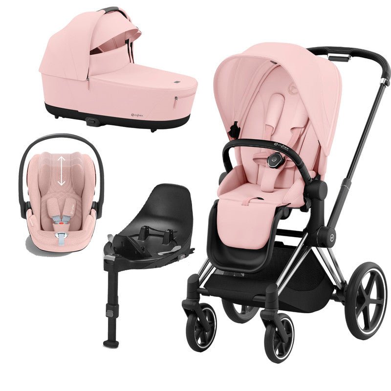 Bambinista-CYBEX-Travel-CYBEX PRIAM Travel System - Peach Pink (2023 New Generation)