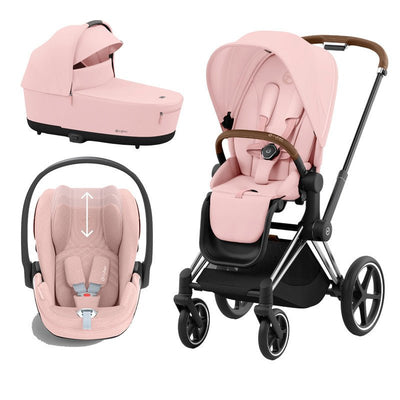 Bambinista-CYBEX-Travel-CYBEX PRIAM Travel System - Peach Pink (2023 New Generation)