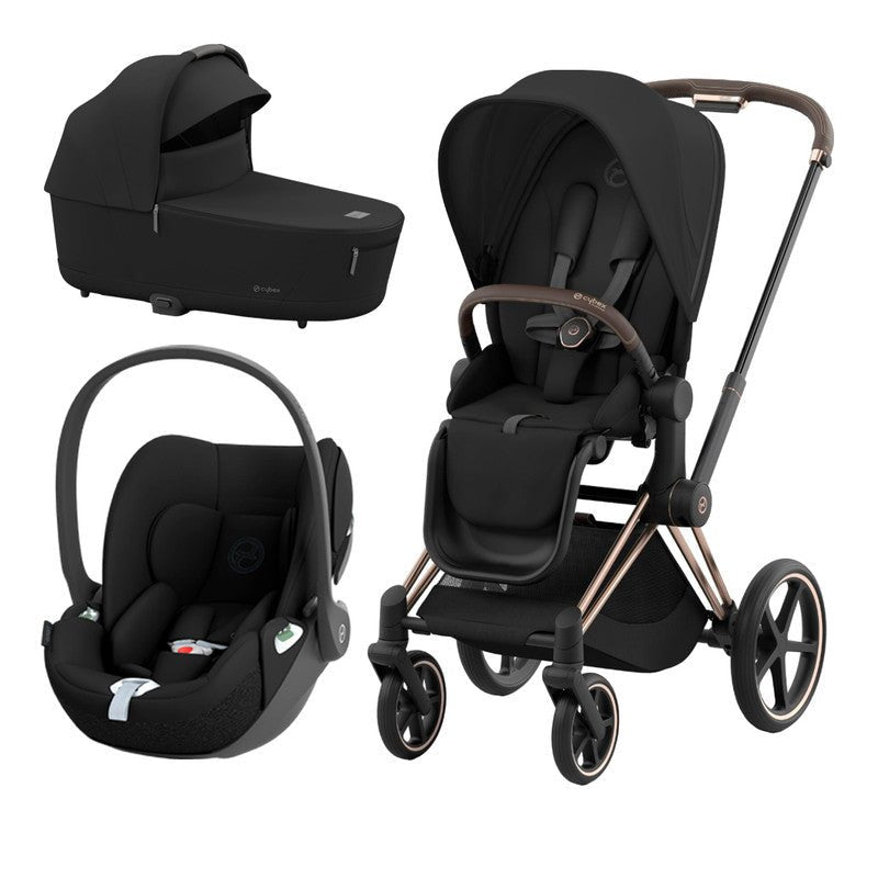 Bambinista-CYBEX-Travel-CYBEX PRIAM Travel System - Sepia Black (2023 New Generation)