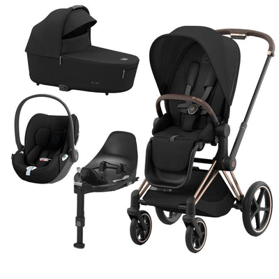 Bambinista-CYBEX-Travel-CYBEX PRIAM Travel System - Sepia Black (2023 New Generation)