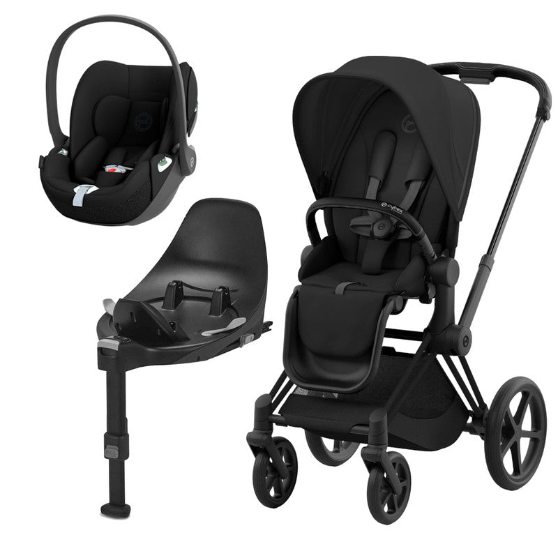 Bambinista-CYBEX-Travel-CYBEX PRIAM Travel System - Sepia Black (2023 New Generation)