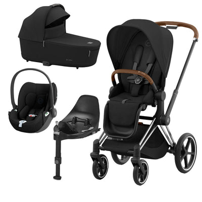 Bambinista-CYBEX-Travel-CYBEX PRIAM Travel System - Sepia Black (2023 New Generation)