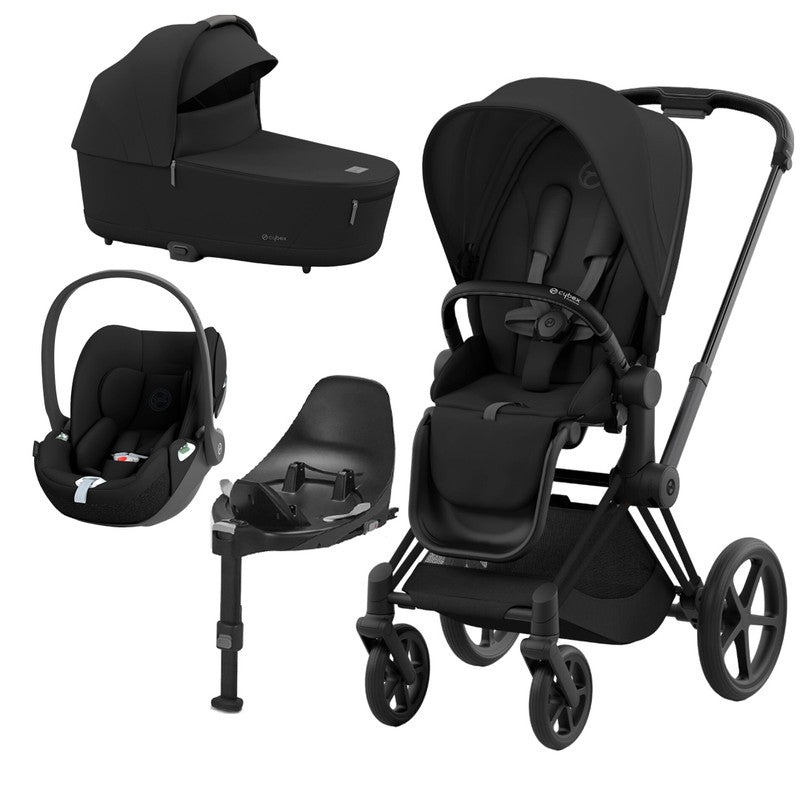 Bambinista-CYBEX-Travel-CYBEX PRIAM Travel System - Sepia Black (2023 New Generation)