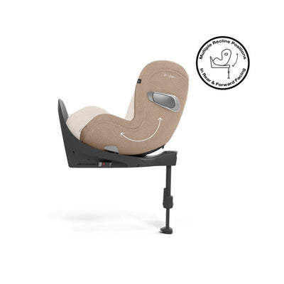 Bambinista-CYBEX-Travel-CYBEX SIRONA T I-Size Plus Car Seat - Cozy Beige