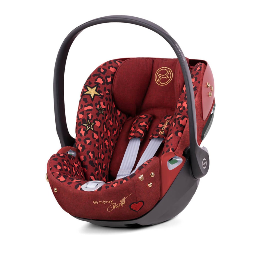 Bambinista-CYBEX-Travel-CYBEX Special Edition By Rockstar CLOUD T I-Size Car Seat - Rosenrot Red