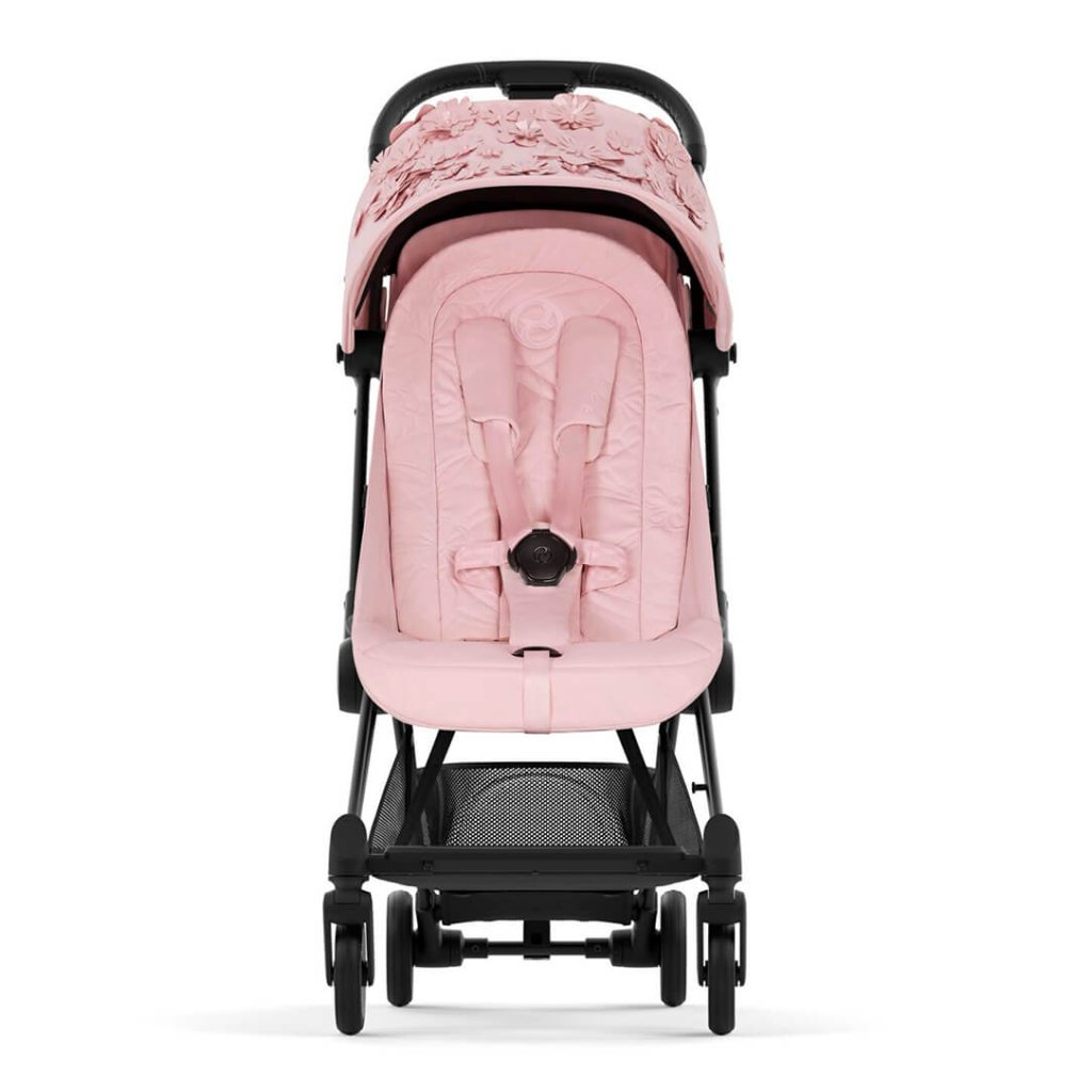 Bambinista-CYBEX-Travel-CYBEX Special Edition Simply Flower COYA Ultra-compact Pushchair - Pale Blush