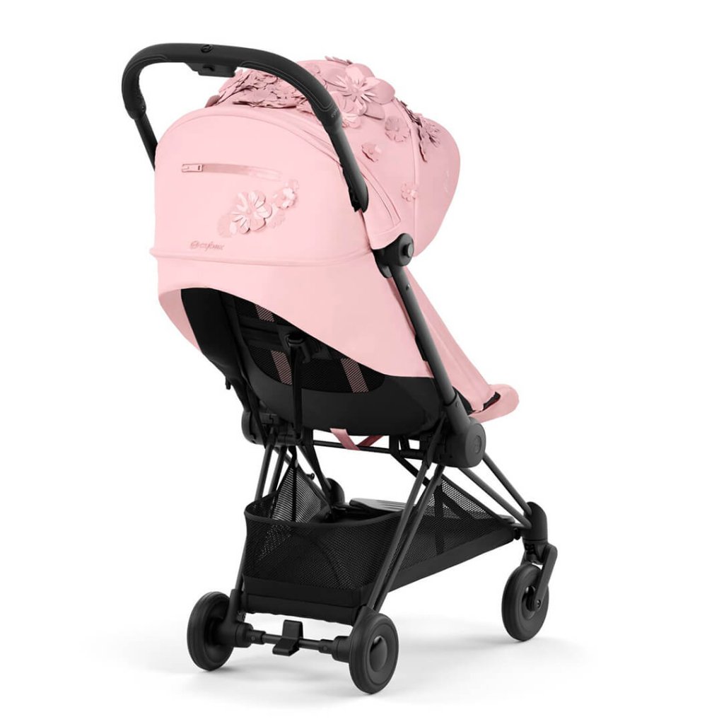 Bambinista-CYBEX-Travel-CYBEX Special Edition Simply Flower COYA Ultra-compact Pushchair - Pale Blush