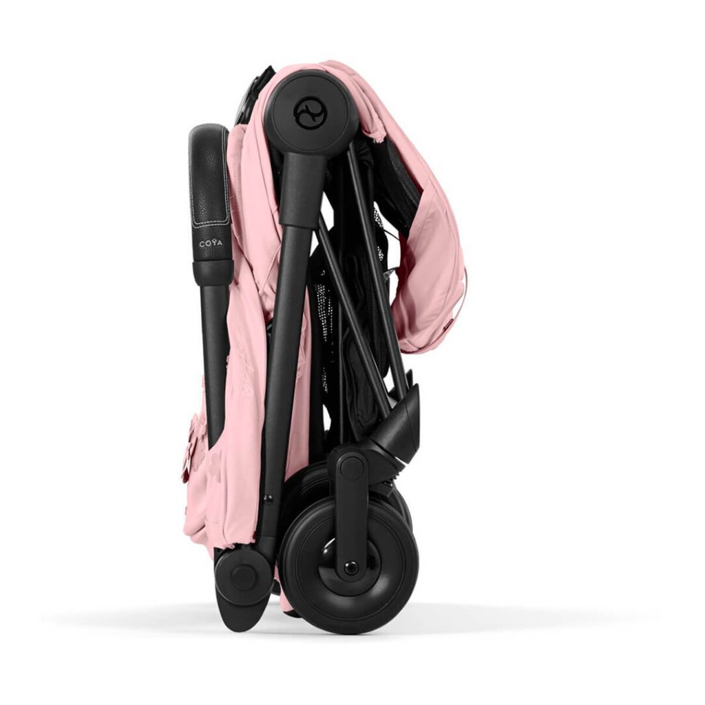 Bambinista-CYBEX-Travel-CYBEX Special Edition Simply Flower COYA Ultra-compact Pushchair - Pale Blush