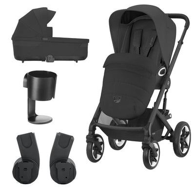 Bambinista-CYBEX-Travel-CYBEX Talos (5 Piece) Essential Travel System - Moon Black