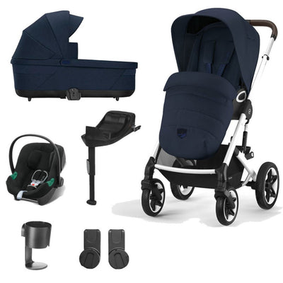 Bambinista-CYBEX-Travel-CYBEX Talos (7 Piece) Comfort Travel System with ATON B2 - Ocean Blue