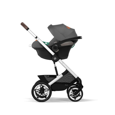 Bambinista-CYBEX-Travel-CYBEX Talos (7 Piece) Luxury Travel System with Cybex Gold Footmuff and CLOUD Z2 I-SIZE - Lava Grey (2023 New Generation)