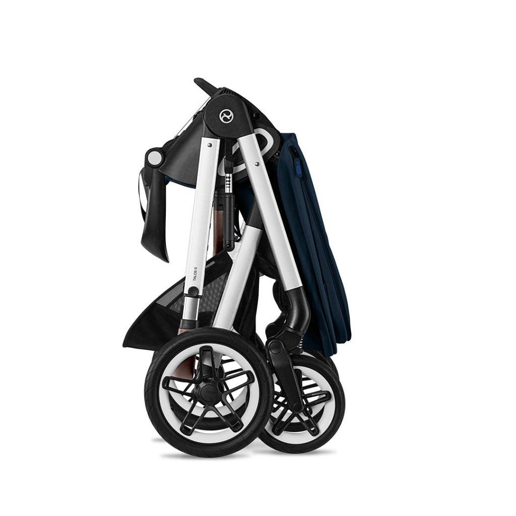 Bambinista-CYBEX-Travel-CYBEX Talos (7 Piece) Luxury Travel System with Cybex Gold Footmuff and CLOUD Z2 I-SIZE - Ocean Blue (2023 New Generation)