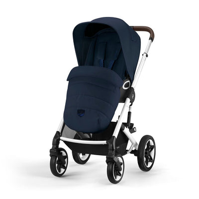 Bambinista-CYBEX-Travel-CYBEX Talos (7 Piece) Luxury Travel System with Cybex Gold Footmuff and CLOUD Z2 I-SIZE - Ocean Blue (2023 New Generation)