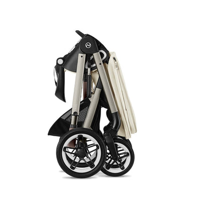 Bambinista-CYBEX-Travel-CYBEX Talos (7 Piece) Luxury Travel System with Snogga Footmuff and CLOUD Z2 I-SIZE - Seashell Beige (2023 New Generation)